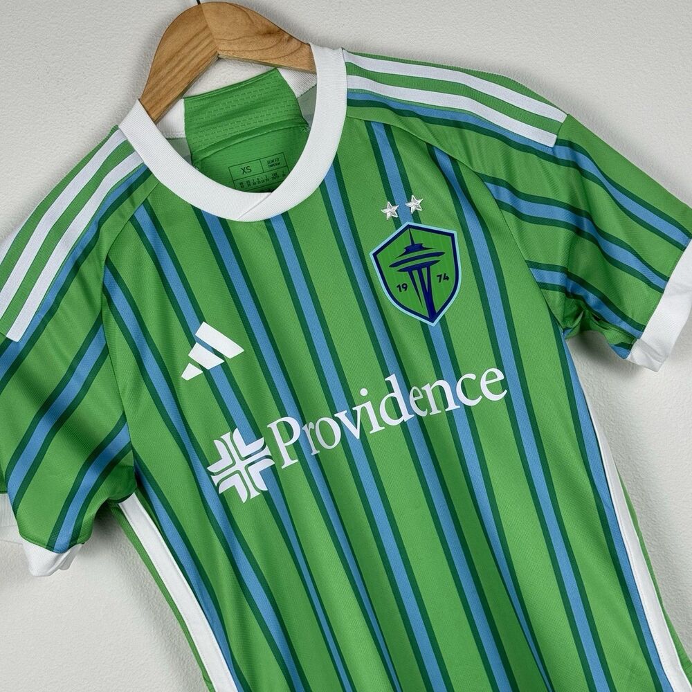 Adidas Seattle Sounders FC Home Jersey 2024/25 Men's Size XS NEW MLS Authentic